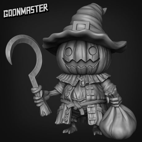 Pumpkin Scarecrows Miniature | G0169 - Tabletop RPG & D&D miniature. Perfect for wargaming & collectors