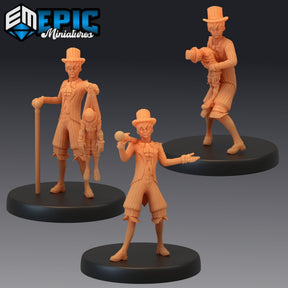 Puppeteer NPC Miniature | Set of 3 - Tabletop RPG & D&D miniature. Perfect for wargaming & collectors