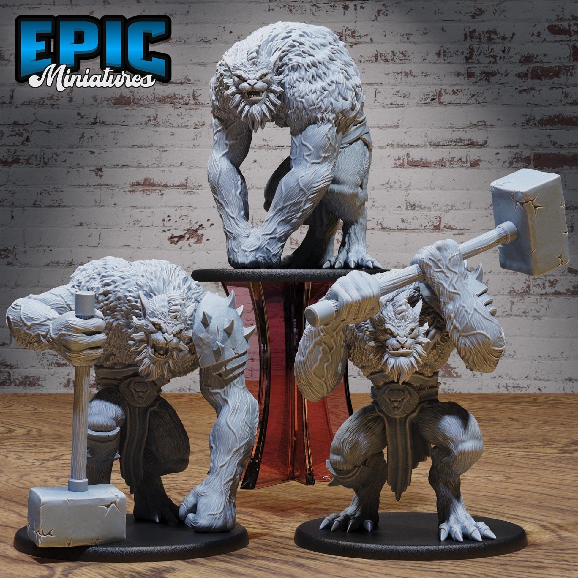 Quaggoth Miniature - Full Set All Models - 28mm