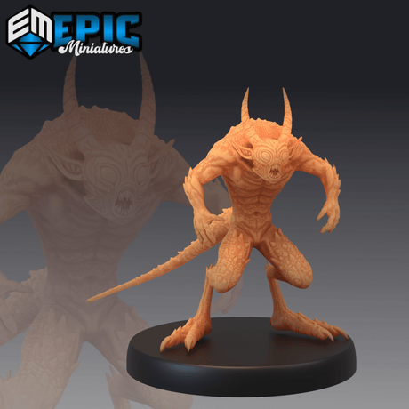 Quasit Monster Miniature | A - Tabletop RPG & D&D miniature. Perfect for wargaming & collectors