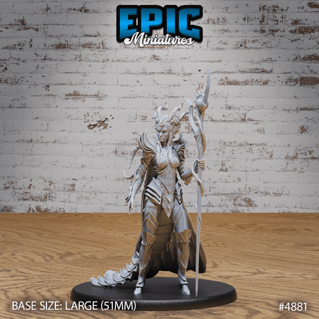 Queen Tiamat Avatar Miniature | A - Tabletop RPG & D&D miniature. Perfect for wargaming & collectors