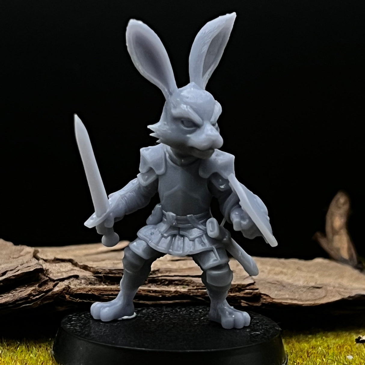 Rabbit Folk Miniature Set 2 | set of 6 - Tabletop RPG & D&D miniature. Perfect for wargaming & collectors