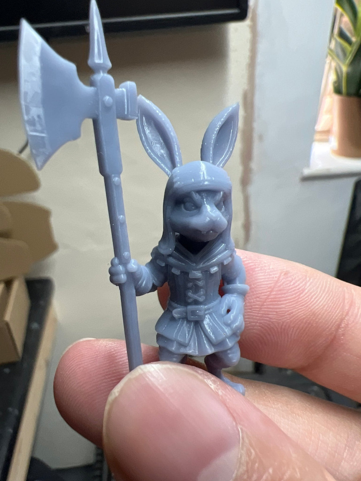 Rabbit Folk Miniature Set 1 | set of 6 - Tabletop RPG & D&D miniature. Perfect for wargaming & collectors