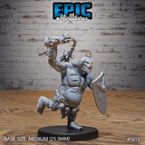 Rabbit Folk Brute Miniature | B - Tabletop RPG & D&D miniature. Perfect for wargaming & collectors