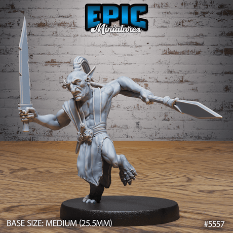 Rage Goblin Miniature | B - Tabletop RPG & D&D miniature. Perfect for wargaming & collectors