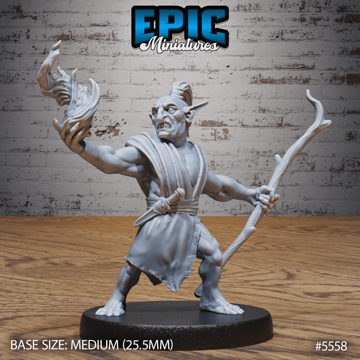 Rage Goblin Miniature | C - Tabletop RPG & D&D miniature. Perfect for wargaming & collectors