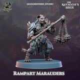 Rampart Marauders Miniature | C - Tabletop RPG & D&D miniature. Perfect for wargaming & collectors