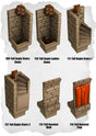 Ramparts & Ruins Tiles Tall Angle Stairs Pack (RR 109 to RR 114) | Set of 6 - Tabletop RPG & D&D miniature. Perfect for wargaming & collectors