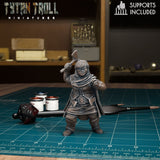 Ranger Heroes Miniature set 2 | C - Tabletop RPG & D&D miniature. Perfect for wargaming & collectors
