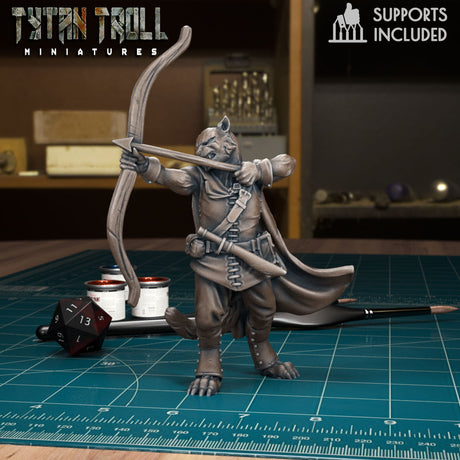 Ranger Heroes Miniature set 3 | D - Tabletop RPG & D&D miniature. Perfect for wargaming & collectors