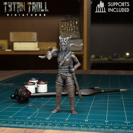 Ranger Heroes Miniature set 3 | E - Tabletop RPG & D&D miniature. Perfect for wargaming & collectors
