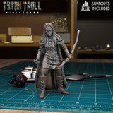 Ranger Heroes Miniature | E - Tabletop RPG & D&D miniature. Perfect for wargaming & collectors