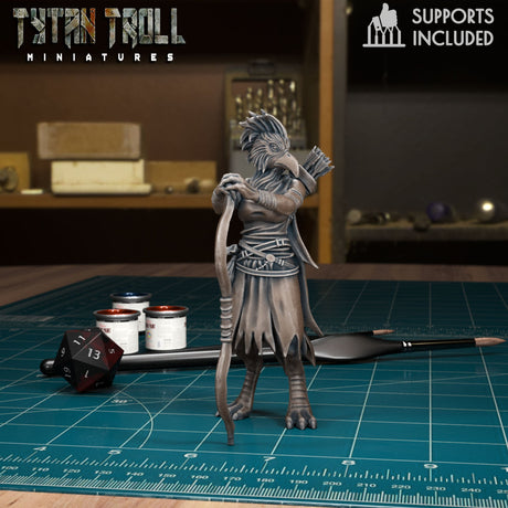 Ranger Heroes Miniature | G - Tabletop RPG & D&D miniature. Perfect for wargaming & collectors