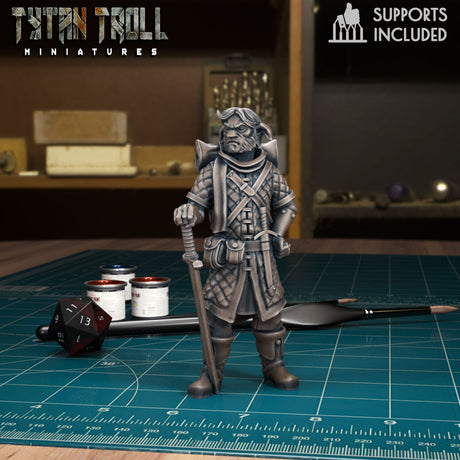 Ranger Heroes Miniature set 2 | H - Tabletop RPG & D&D miniature. Perfect for wargaming & collectors