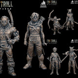 Ranger Heroes Miniature set 3 | set of 6 - Tabletop RPG & D&D miniature. Perfect for wargaming & collectors