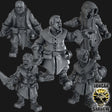 Ranger with Daggers Miniature | Set of 5 - Tabletop RPG & D&D miniature. Perfect for wargaming & collectors
