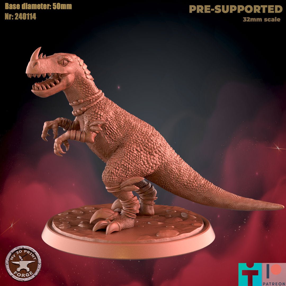 Raptor Miniature | C - Tabletop RPG & D&D miniature. Perfect for wargaming & collectors