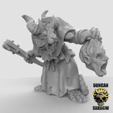 Rafolk warlock Leader miniatures | A - Tabletop RPG & D&D miniature. Perfect for wargaming & collectors