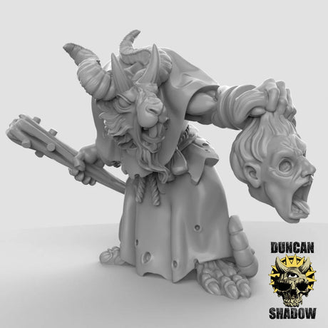 Rafolk warlock Leader miniatures | A - Tabletop RPG & D&D miniature. Perfect for wargaming & collectors