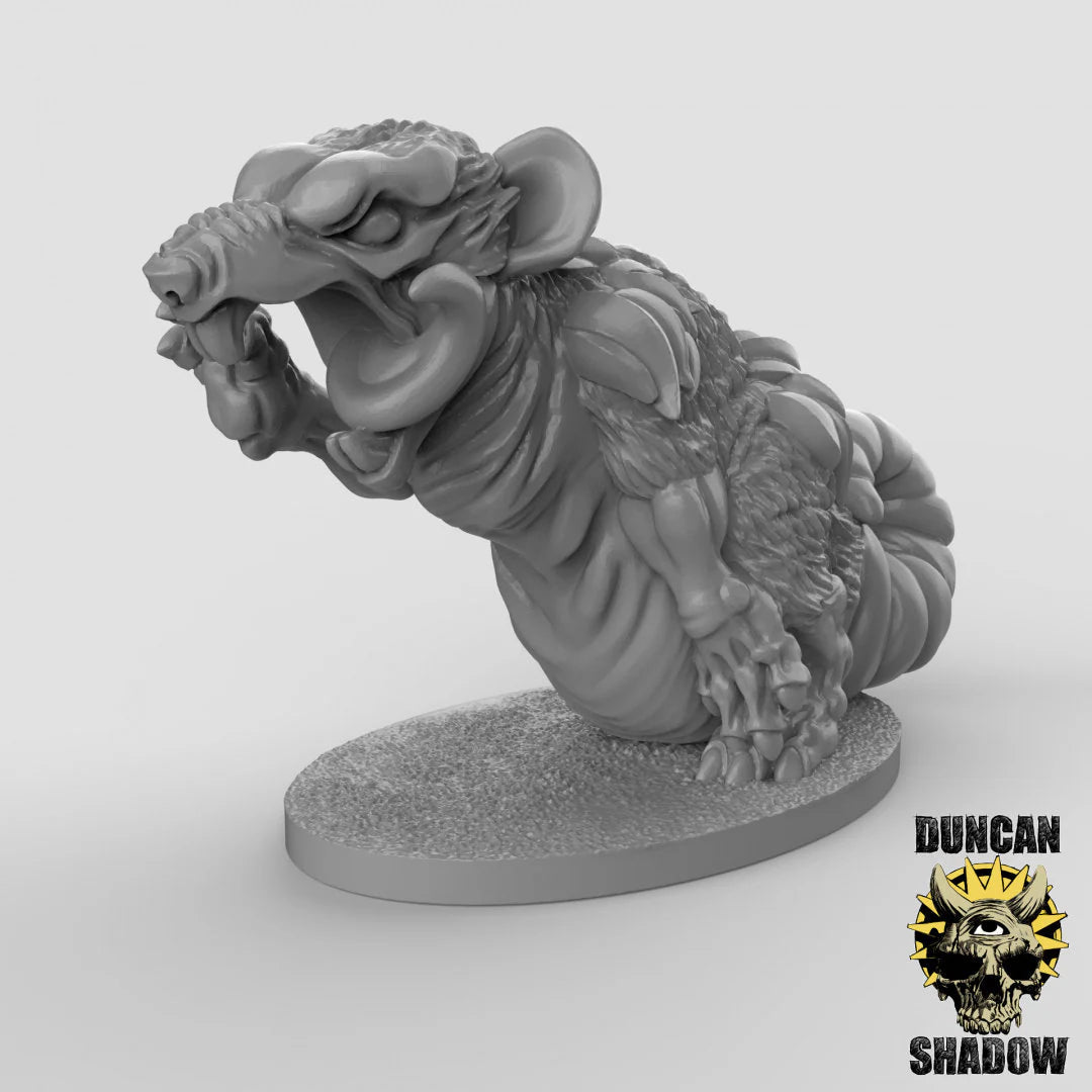 feral Rat Miniature | A - Tabletop RPG & D&D miniature. Perfect for wargaming & collectors