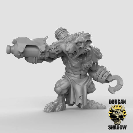 Rat Folk Ogres Miniature | A - Tabletop RPG & D&D miniature. Perfect for wargaming & collectors