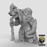 Rat folk Necromancers Miniature | A - Tabletop RPG & D&D miniature. Perfect for wargaming & collectors