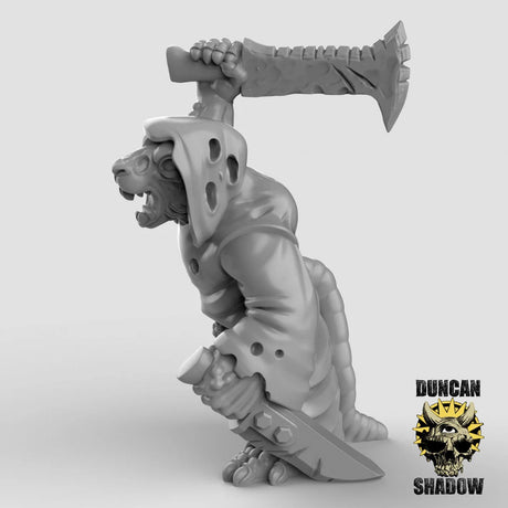 Cultist Rat Folk Miniature | B - Tabletop RPG & D&D miniature. Perfect for wargaming & collectors