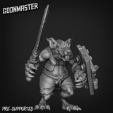 Rat Folk Rebels Miniature | B - Tabletop RPG & D&D miniature. Perfect for wargaming & collectors