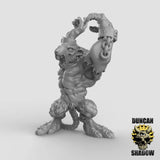 Rat Folk Ogres Miniature | B - Tabletop RPG & D&D miniature. Perfect for wargaming & collectors