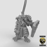 Rat Folk Elite Guards Miniature | C - Tabletop RPG & D&D miniature. Perfect for wargaming & collectors