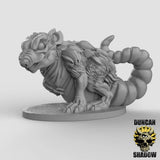 feral Rat Miniature | E - Tabletop RPG & D&D miniature. Perfect for wargaming & collectors