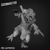 Rat Folk Ninja Miniature | A - Tabletop RPG & D&D miniature. Perfect for wargaming & collectors