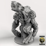 Rat Folk Ogre Miniature | B - Tabletop RPG & D&D miniature. Perfect for wargaming & collectors