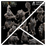 Rat Miniature bundle | Full Set All Models - Tabletop RPG & D&D miniature. Perfect for wargaming & collectors