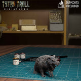 Rat Swarm Miniature | B - Tabletop RPG & D&D miniature. Perfect for wargaming & collectors