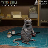 Rat Swarm Miniature | F - Tabletop RPG & D&D miniature. Perfect for wargaming & collectors
