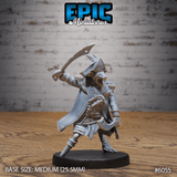 Ratfolk Pirate Captain Miniature | B - Tabletop RPG & D&D miniature. Perfect for wargaming & collectors