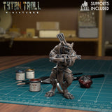 Ratmen Swarm Miniature set | E - Tabletop RPG & D&D miniature. Perfect for wargaming & collectors
