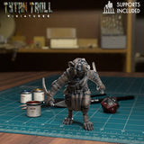 Ratmen Swarm Miniature set | F - Tabletop RPG & D&D miniature. Perfect for wargaming & collectors