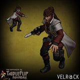Rebel Mercenaries and Duelist Miniature | A - Tabletop RPG & D&D miniature. Perfect for wargaming & collectors