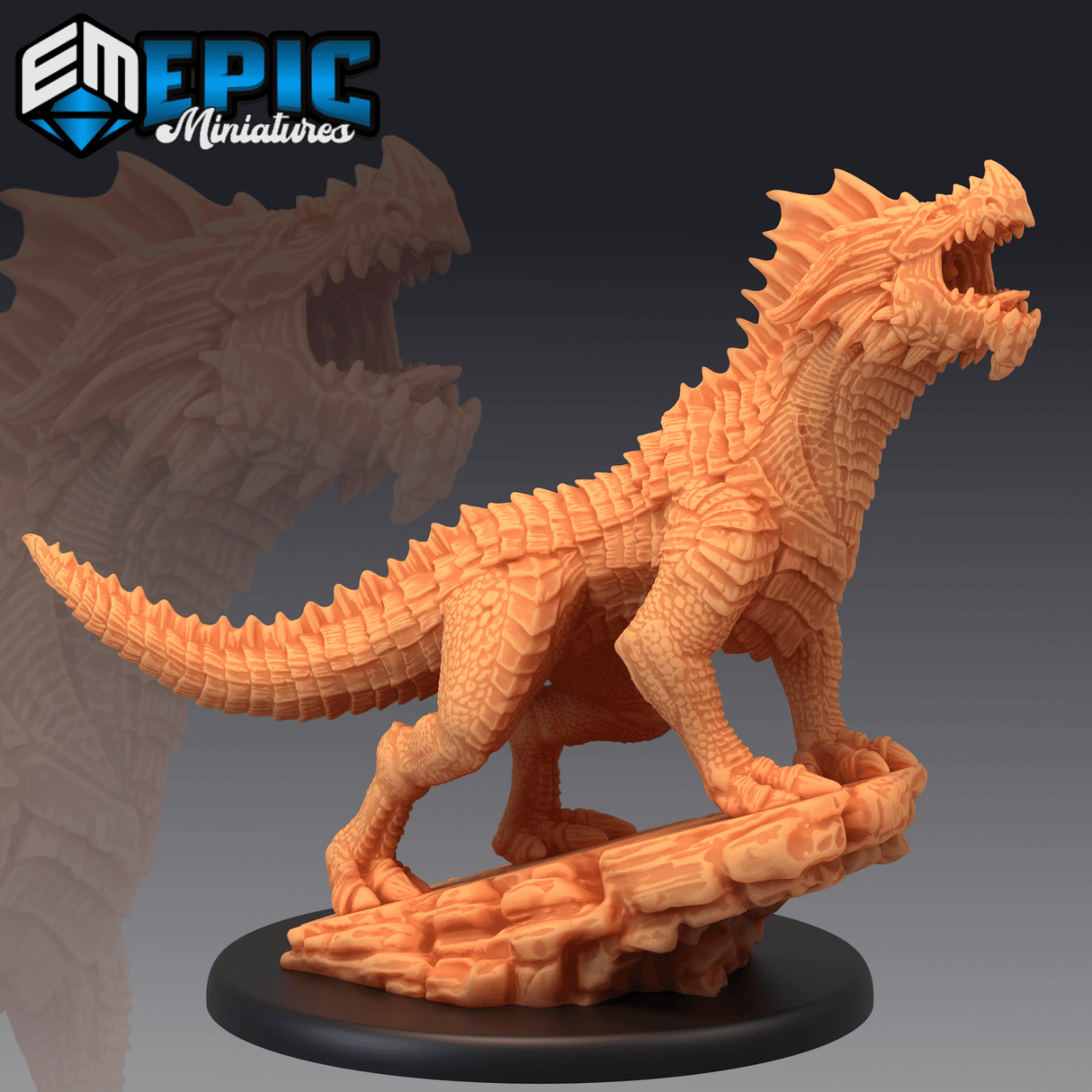 Red Drake Miniature | B - Tabletop RPG & D&D miniature. Perfect for wargaming & collectors