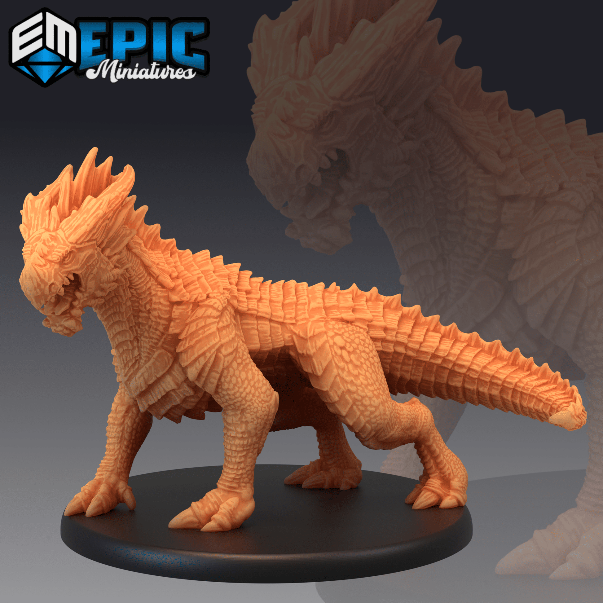 Red Drake Miniature - C - 28mm