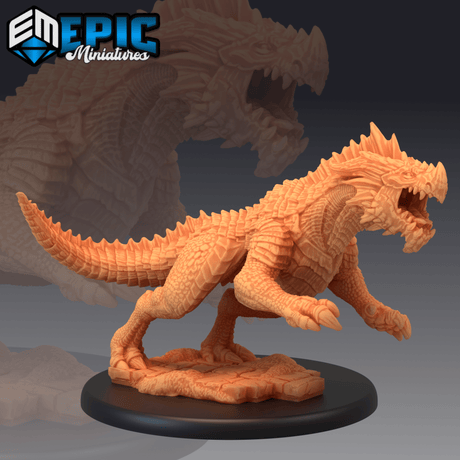 Red Drake Miniature | D - Tabletop RPG & D&D miniature. Perfect for wargaming & collectors