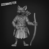 RedFolk Archer Miniature | G0036 - Tabletop RPG & D&D miniature. Perfect for wargaming & collectors