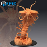 Remorhaz Arctic Miniature | A - Tabletop RPG & D&D miniature. Perfect for wargaming & collectors