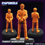 Replicants and Runners Miniature set 2 | Businessman A - Tabletop RPG & D&D miniature. Perfect for wargaming & collectors
