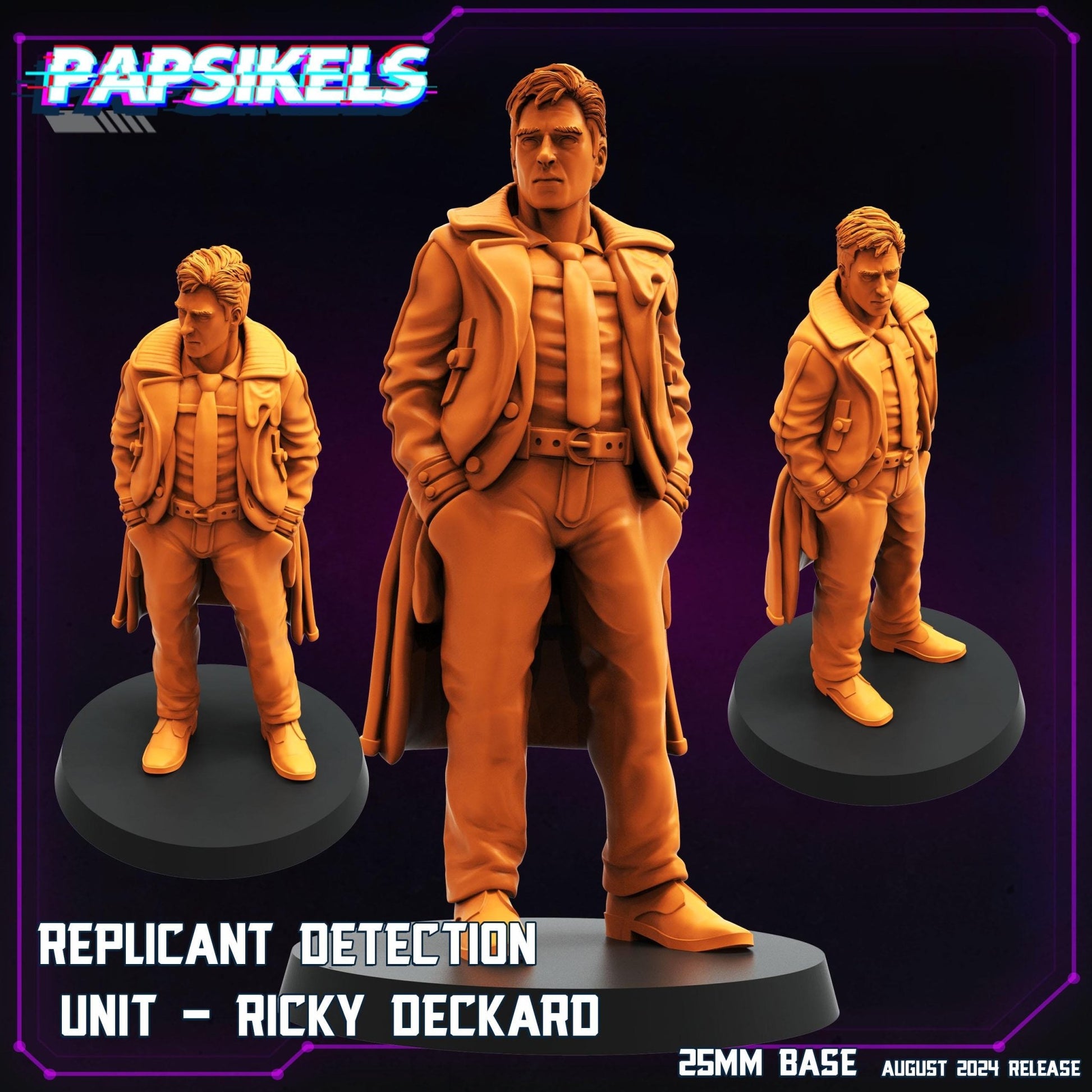 Replicants and Runners Miniature - Detective A - 32mm