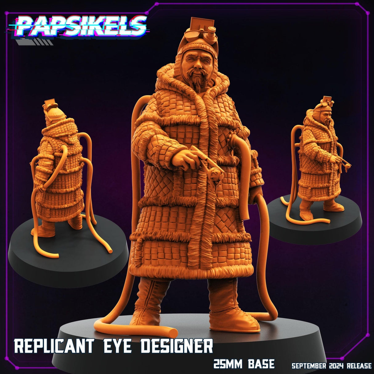 Replicants and Runners Miniature set 2 | Eye Designer A - Tabletop RPG & D&D miniature. Perfect for wargaming & collectors