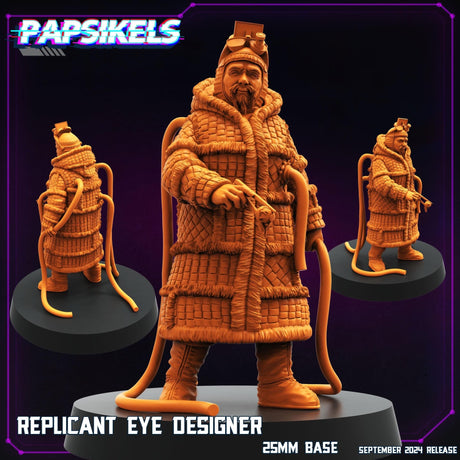 Replicants and Runners Miniature set 2 | Eye Designer A - Tabletop RPG & D&D miniature. Perfect for wargaming & collectors