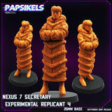 Replicants and Runners Miniature set 2 | Female Replicant D - Tabletop RPG & D&D miniature. Perfect for wargaming & collectors